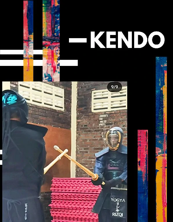 Poster latihan beladiri kendo yogyakarta