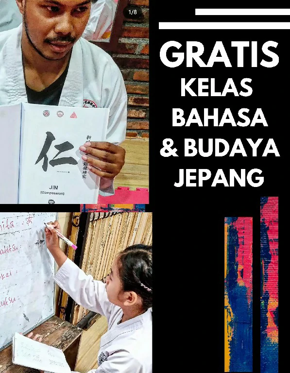 gambar kelas pelatihan beladiri budaya dan bahasa jepang